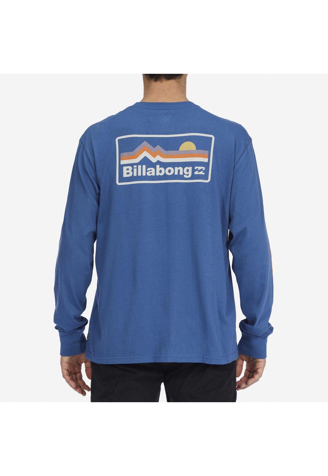 Polera M/L Range M Tees Azul Hombre-1