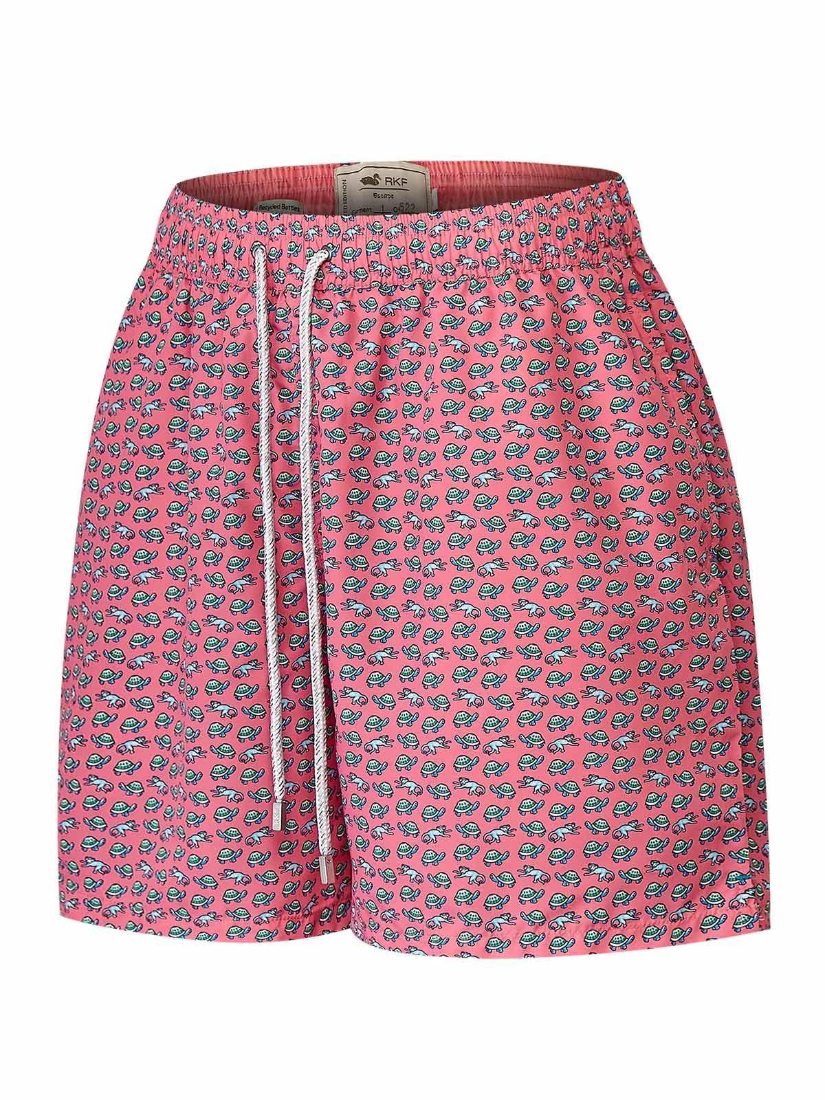 Traje De Baño Fibras Recic Hombre Izam Rosado-0