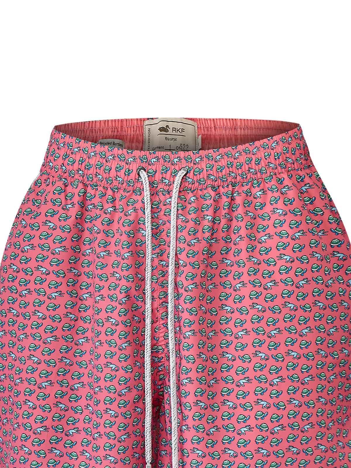 Traje De Baño Fibras Recic Hombre Izam Rosado-3
