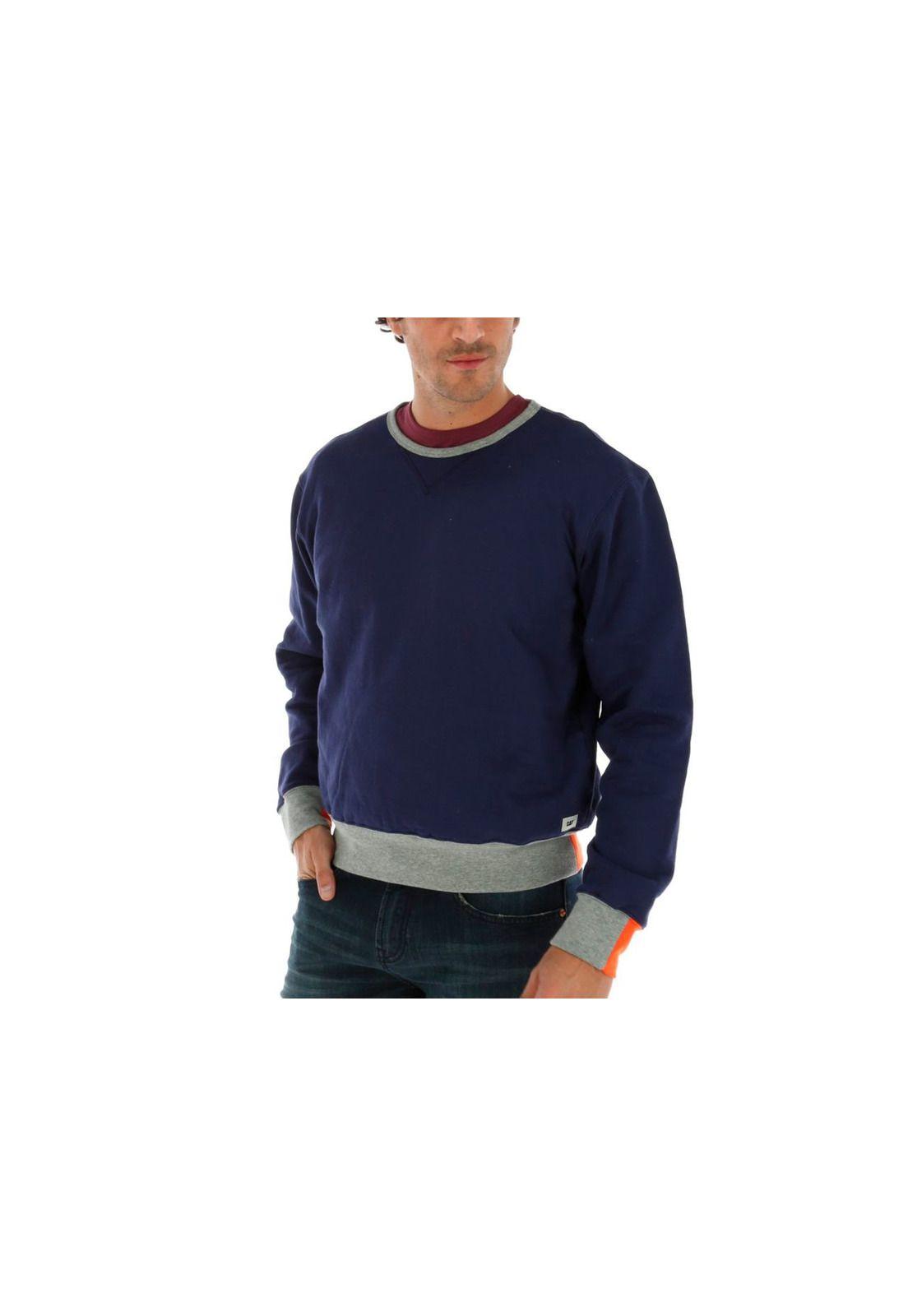 Polerón Casual Crew Sweatshirt Gris-1