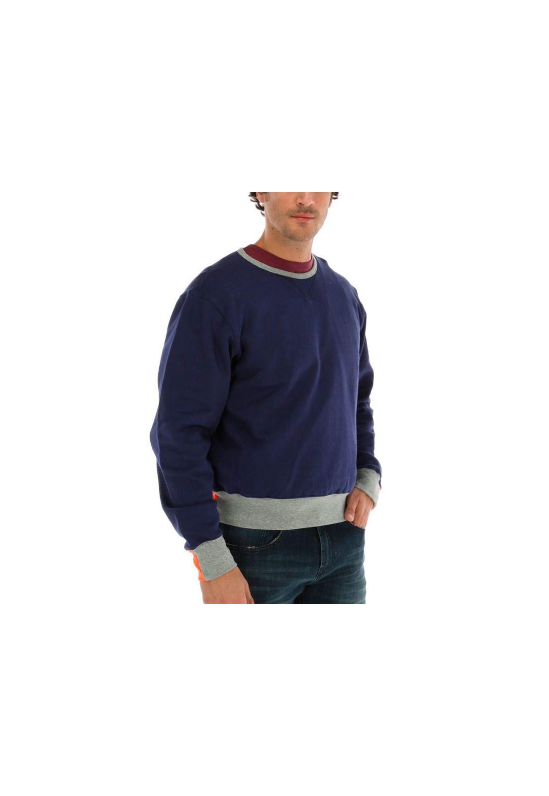 Polerón Casual Crew Sweatshirt Gris-3
