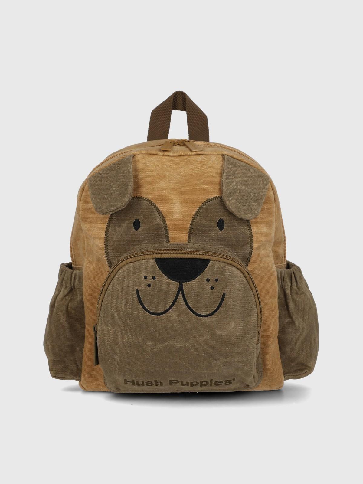 Mochila Niño Dog Backpack Café-0