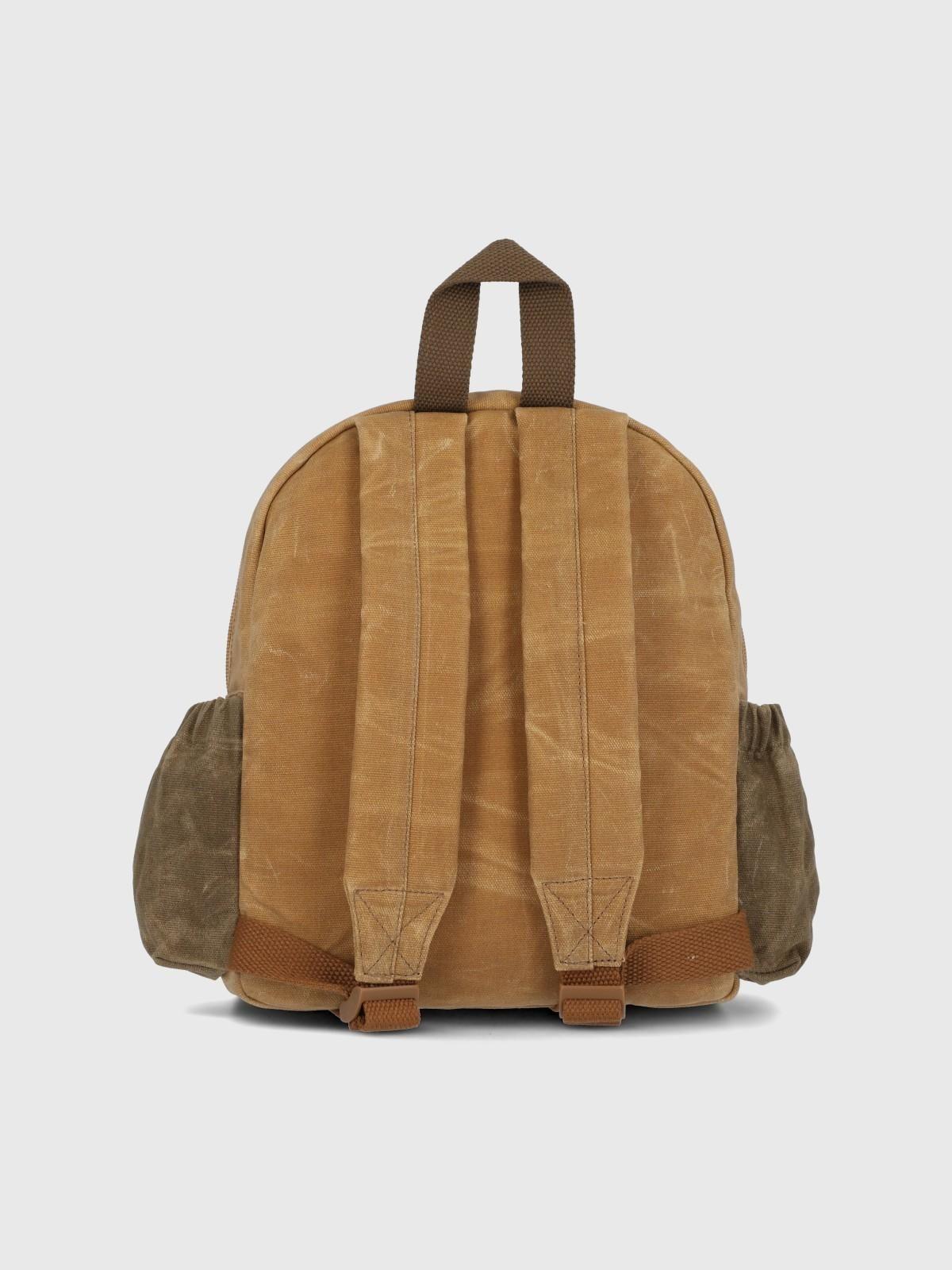 Mochila Niño Dog Backpack Café-2