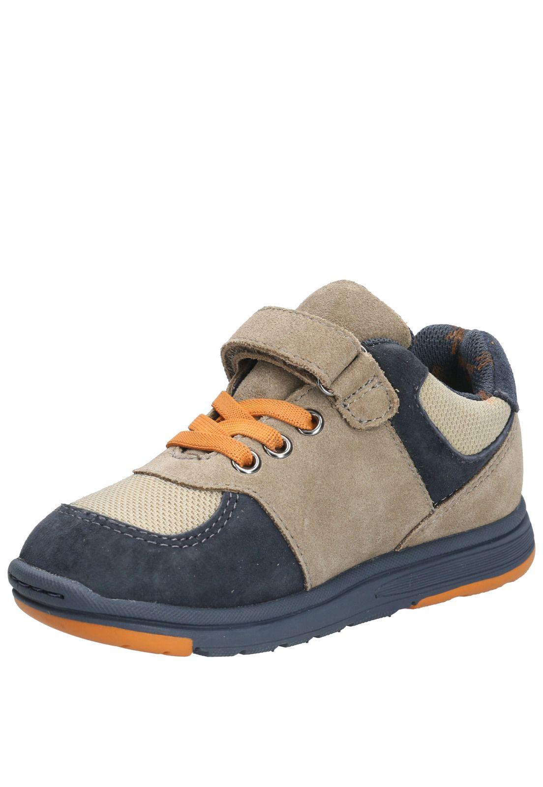 Zapatilla Cuero Niño New Artis Café-6