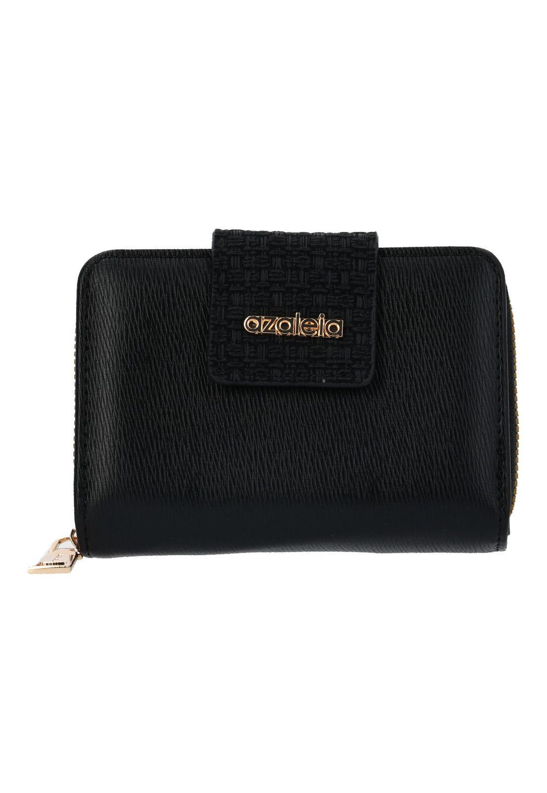 Billetera Mujer Strap Wallet Negro-0