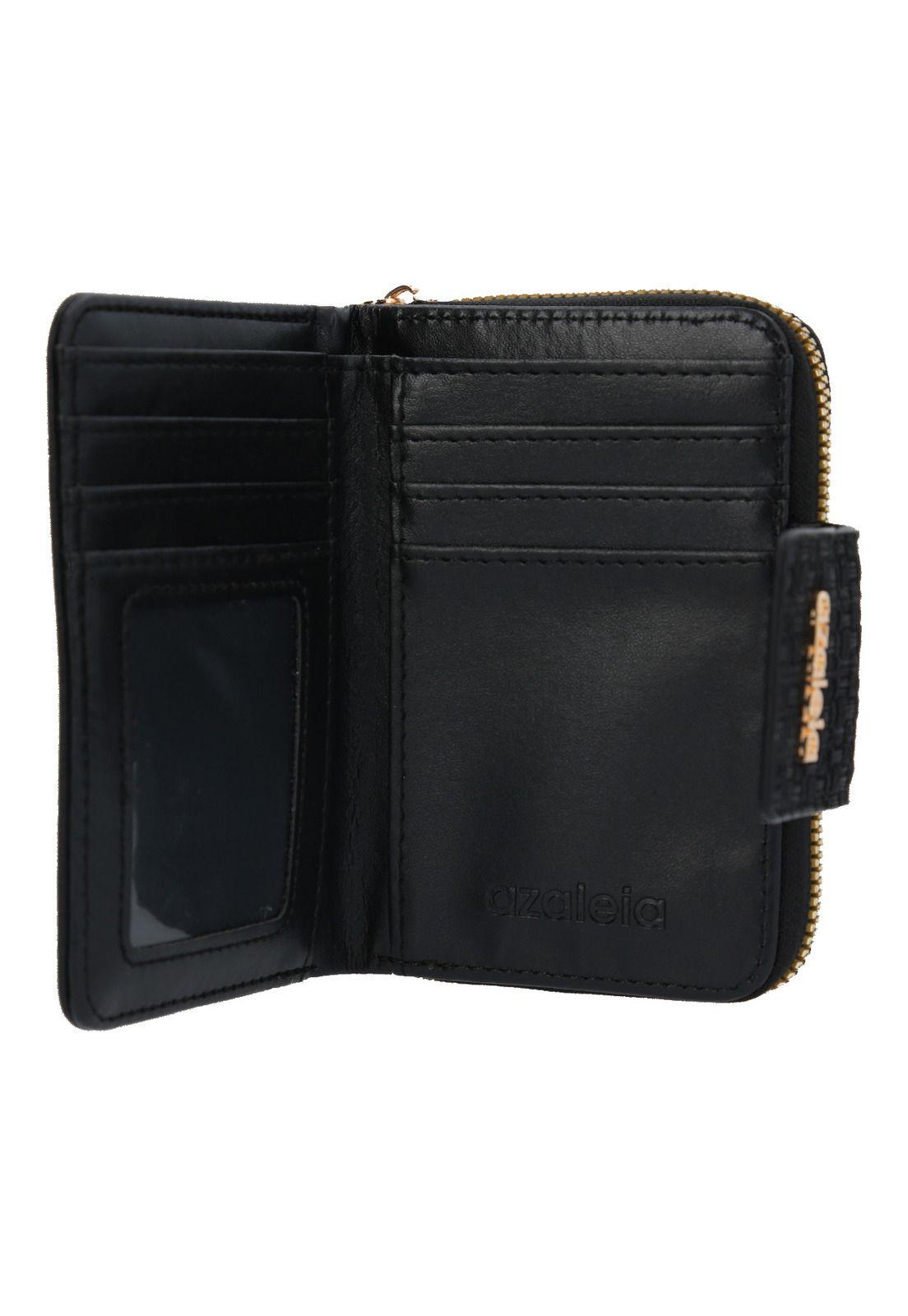 Billetera Mujer Strap Wallet Negro-1