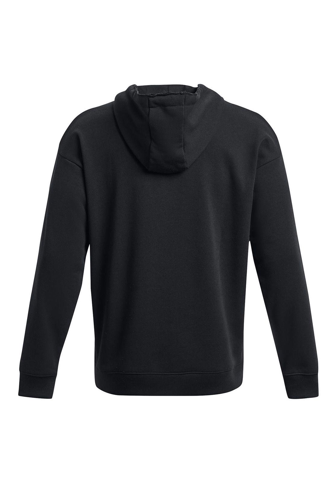 Polerón Ua Project Rock Heavyweight Terry Negro Para Ho-1