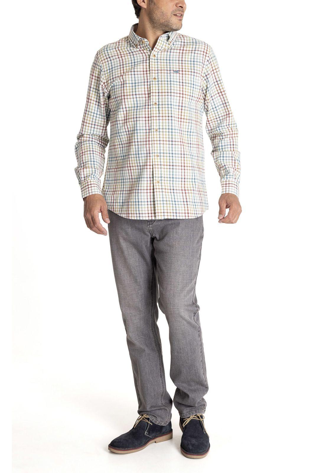 Camisa M/L Hombre Viyellabut Multicolor-8