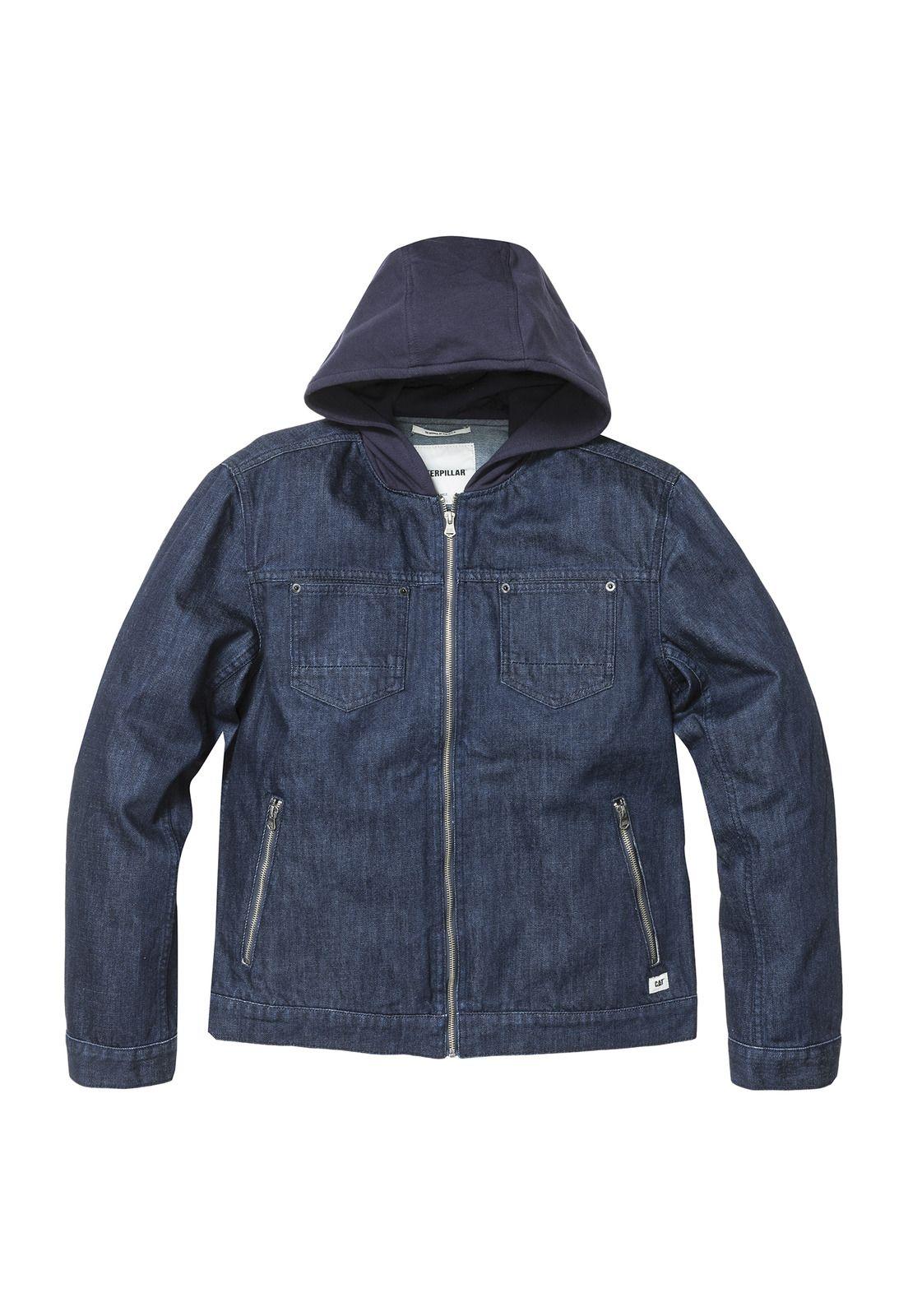 CHAQUETA HOMBRE STREETS HOODED DENIM AZUL-0