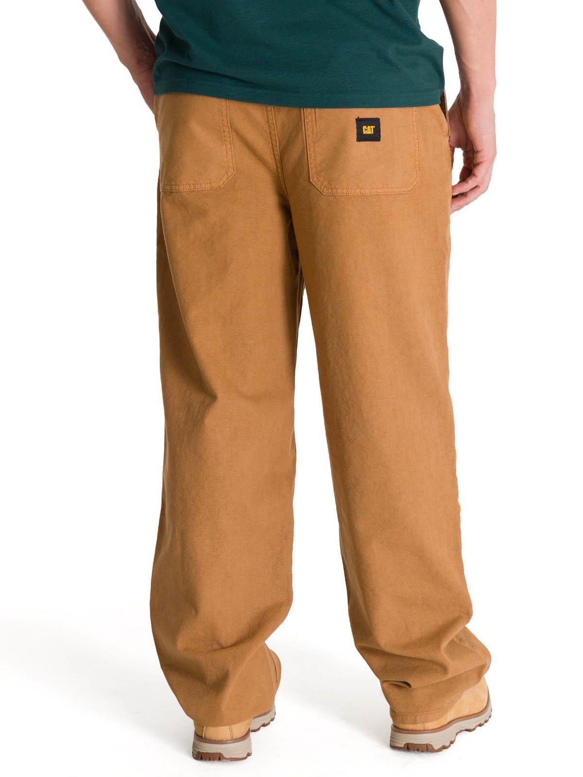 Pantalón Hombre Double Front Canvas Café-3