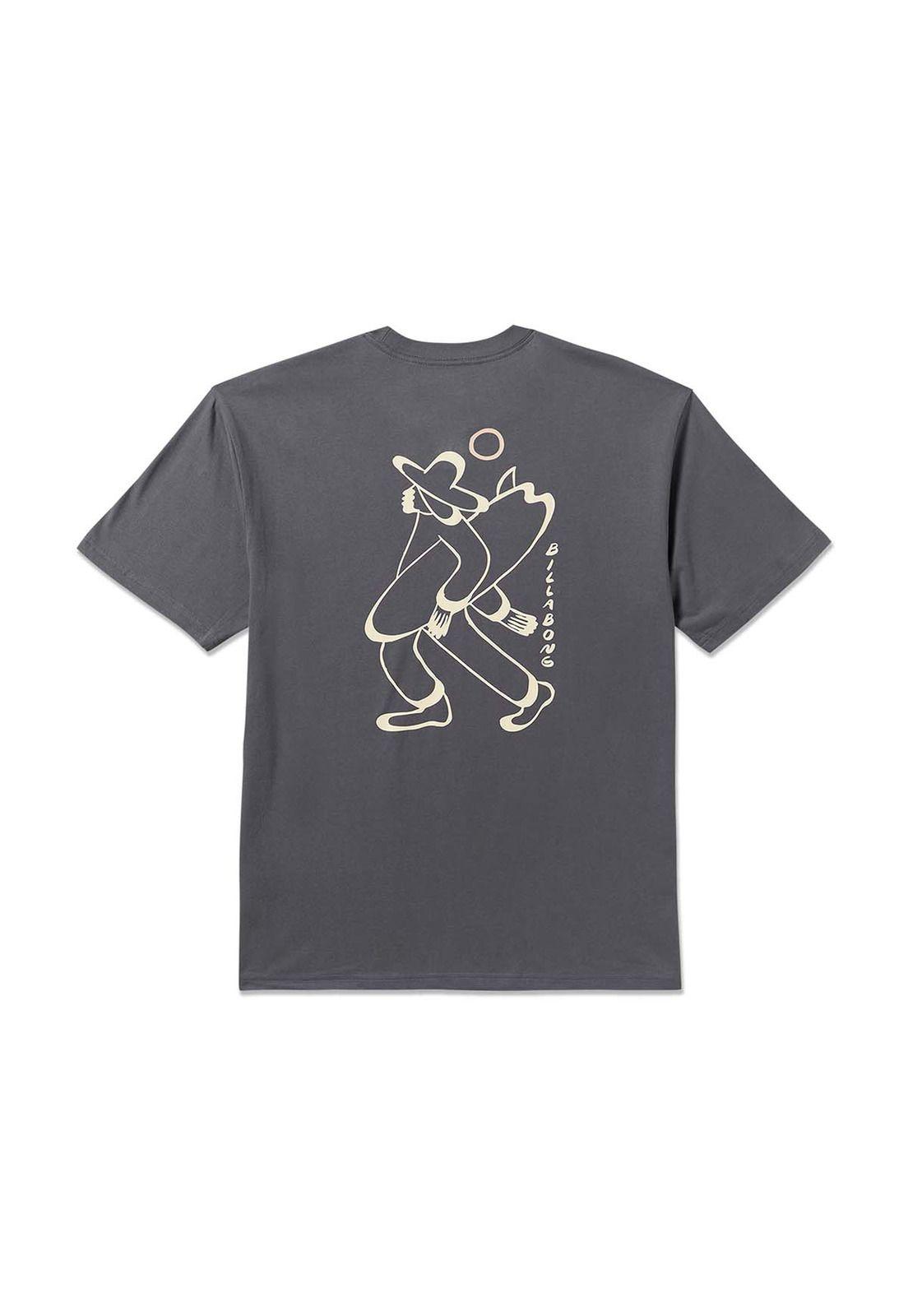 Polera m/c Hombre Up the beach Gris-1