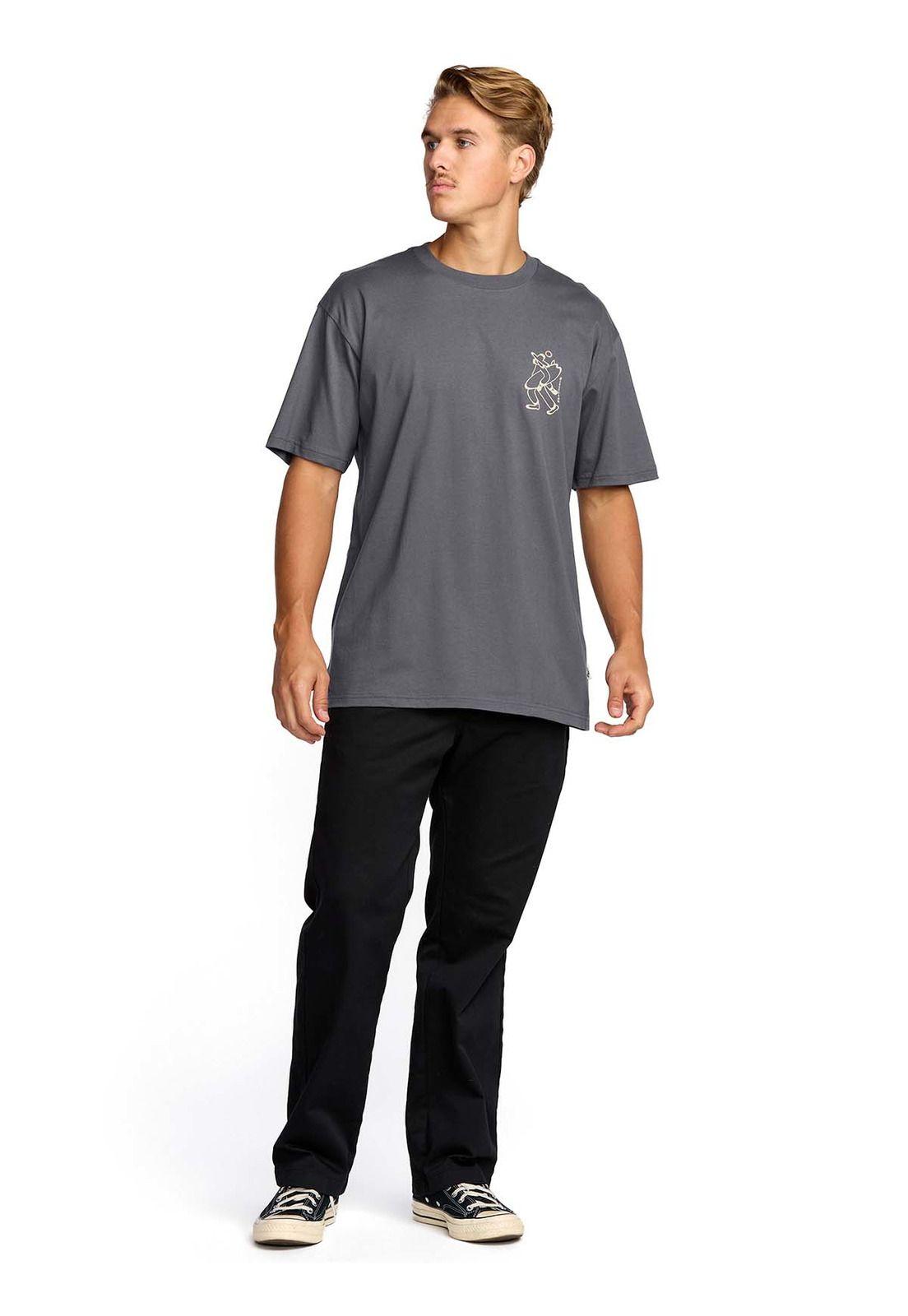Polera m/c Hombre Up the beach Gris-7