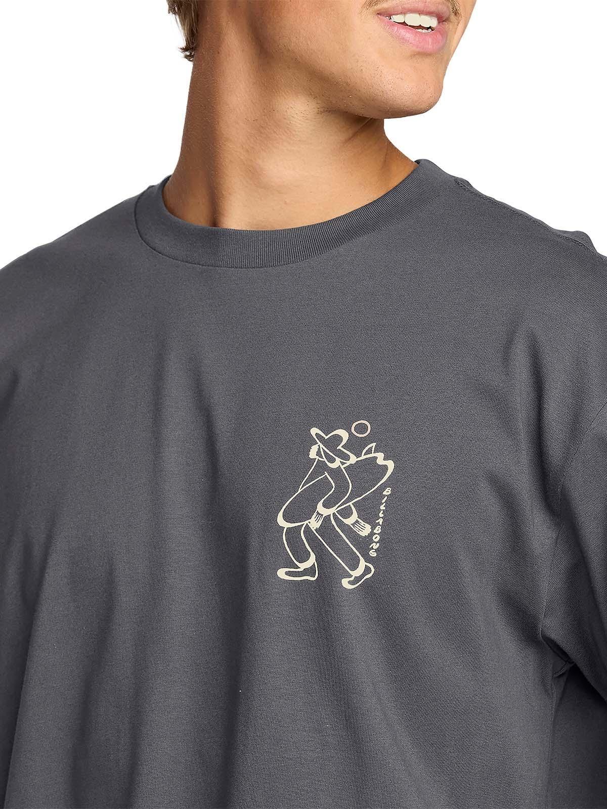 Polera m/c Hombre Up the beach Gris-3