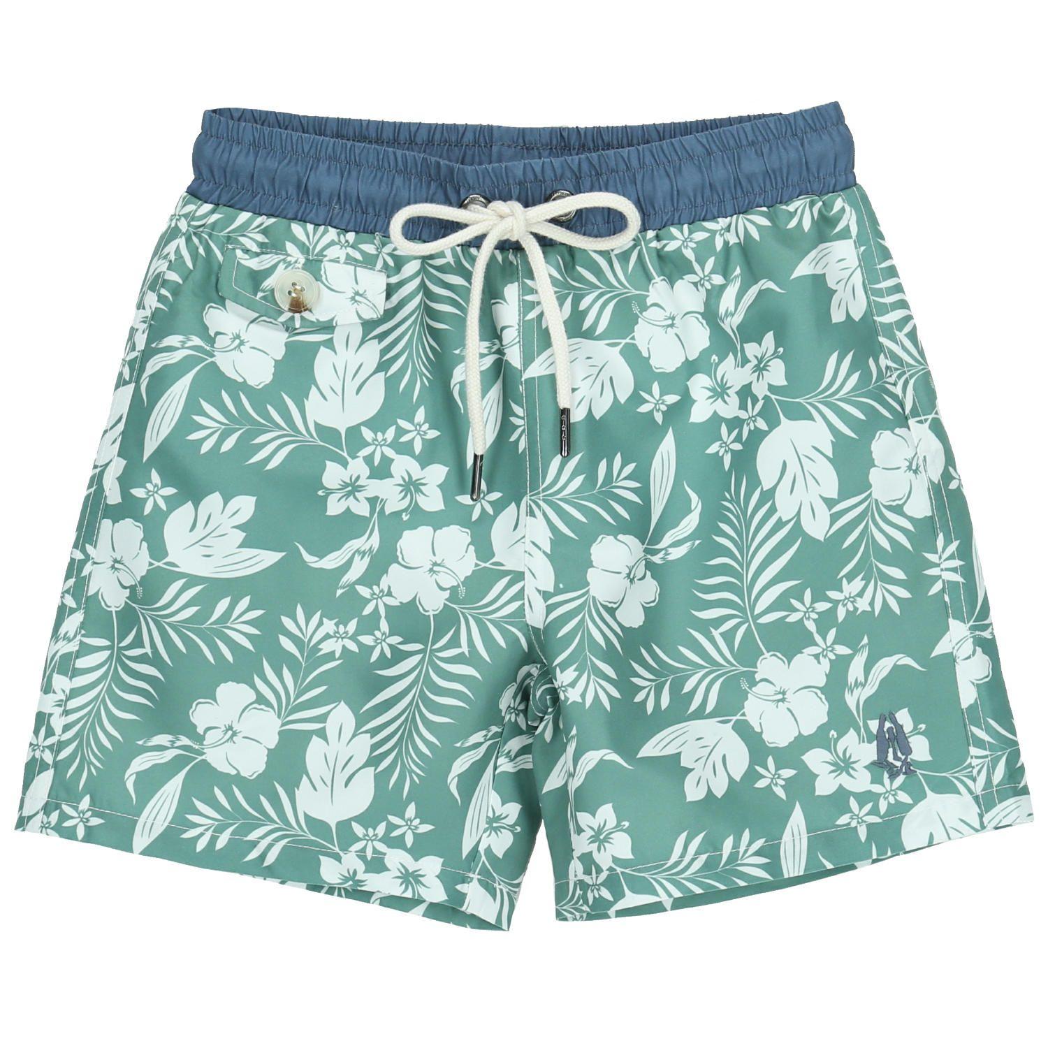 Traje De Baño Niño Print Verde-0