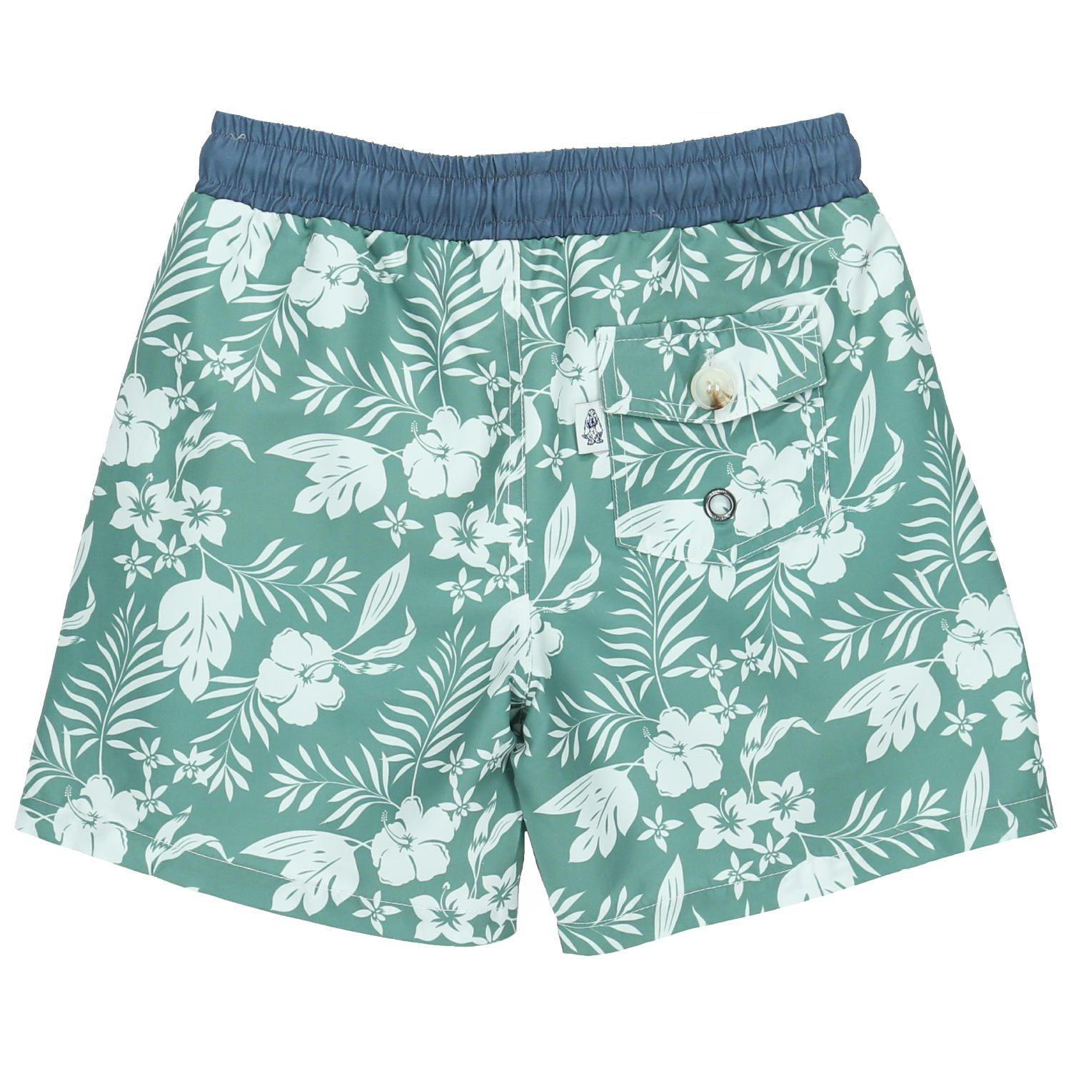 Traje De Baño Niño Print Verde-1