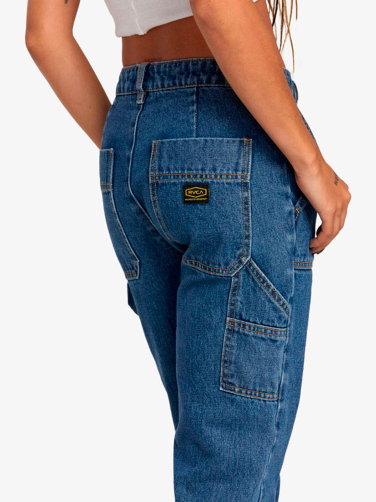 Pantalón Jeans Mujer Recession Azul-7