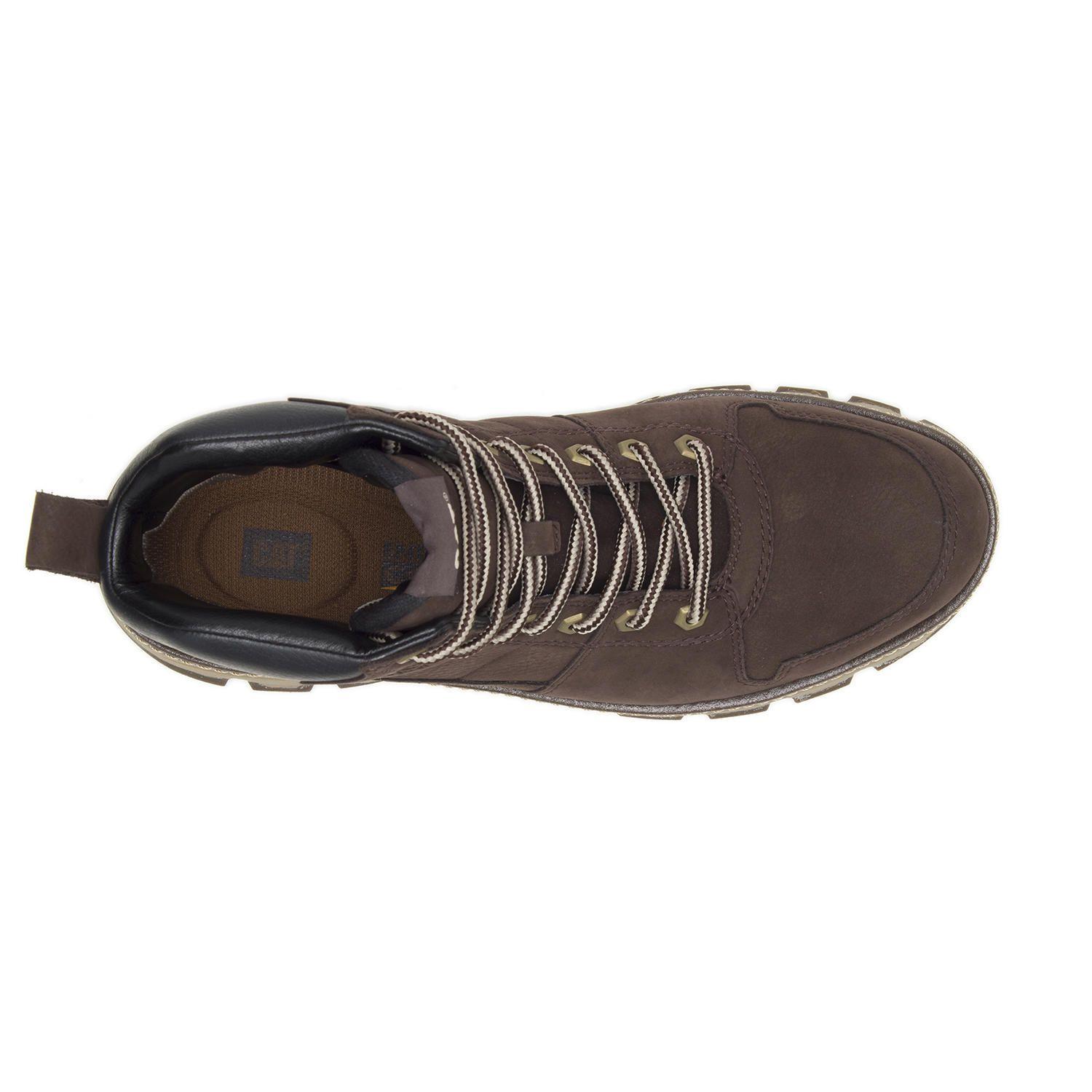 Botin Cuero Hombre Meridian Wp Café-5