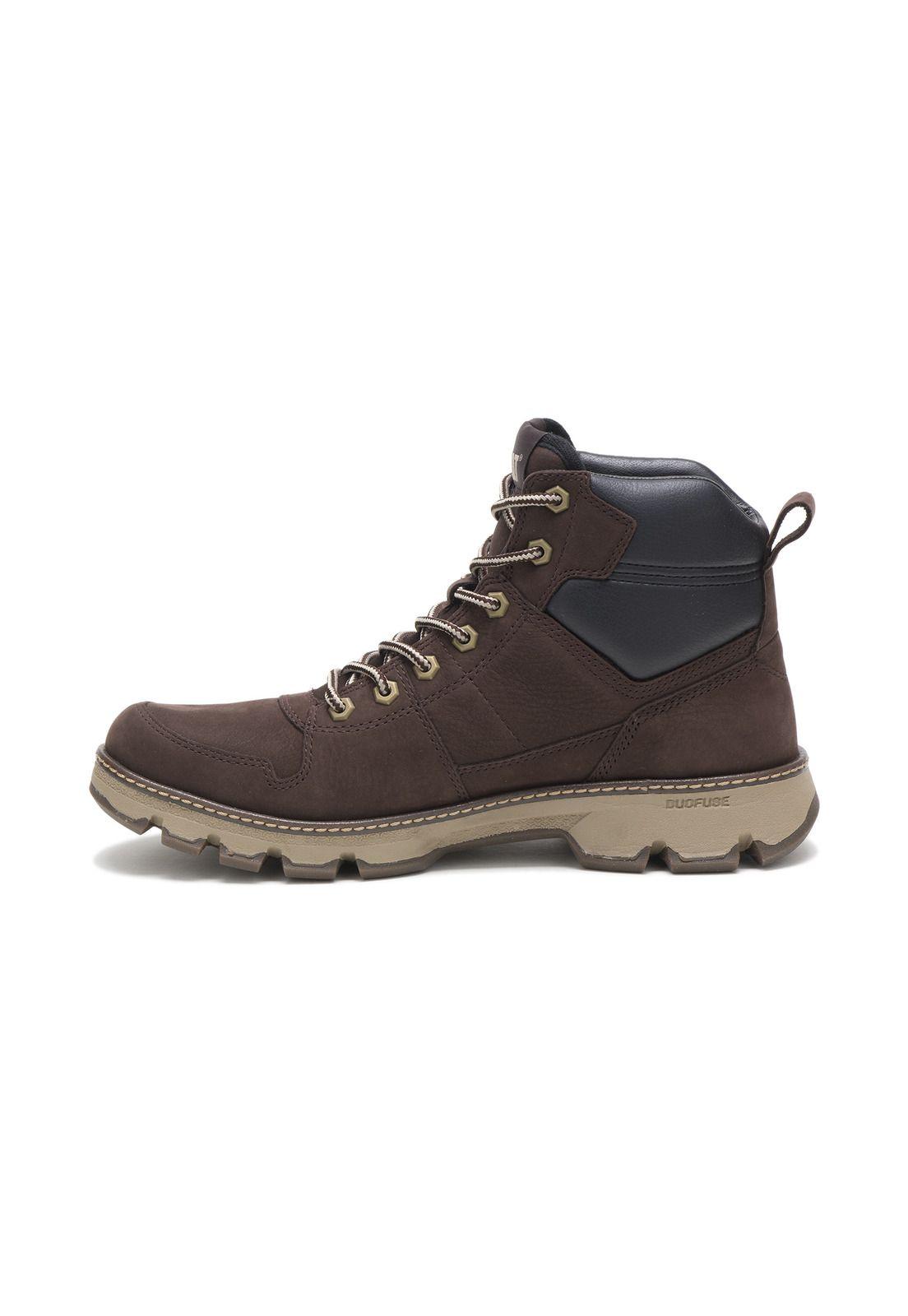 Botin Cuero Hombre Meridian Wp Café-3