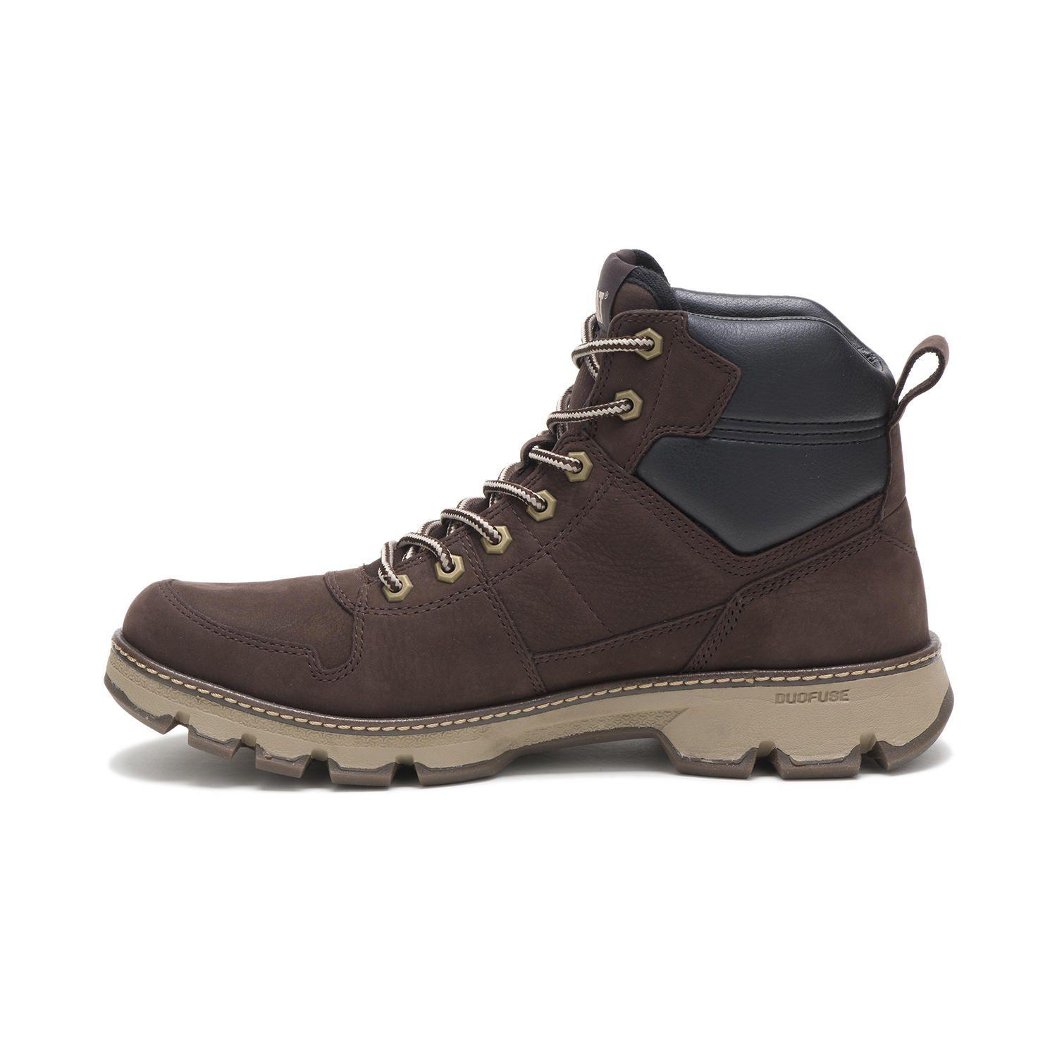 Botin Cuero Hombre Meridian Wp Café-3