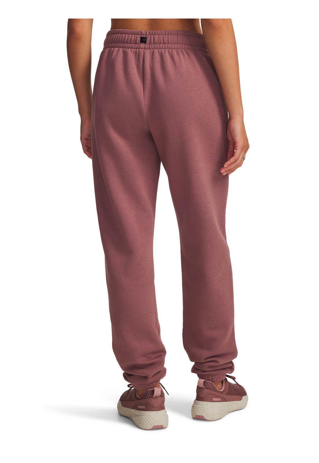 Buzo Training  mujer Project Rock Icon Fleece café -1