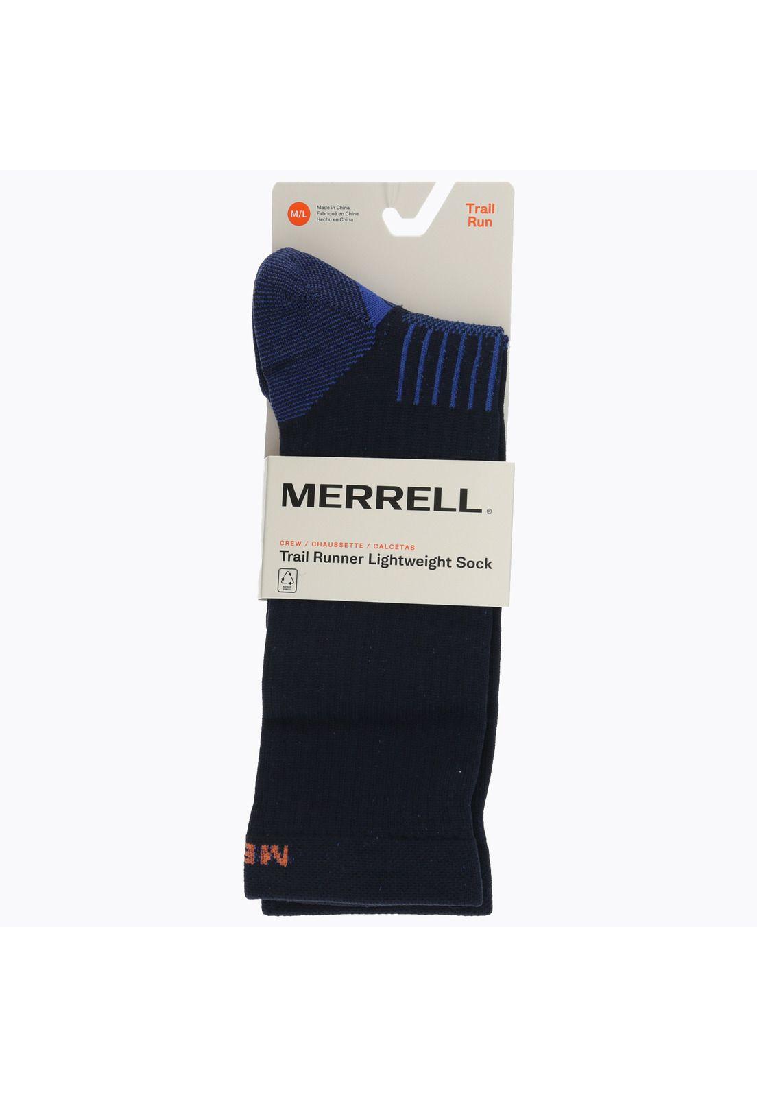 Calcetin Outdoor Trail Runner Lt Crew Azul Unisex-1