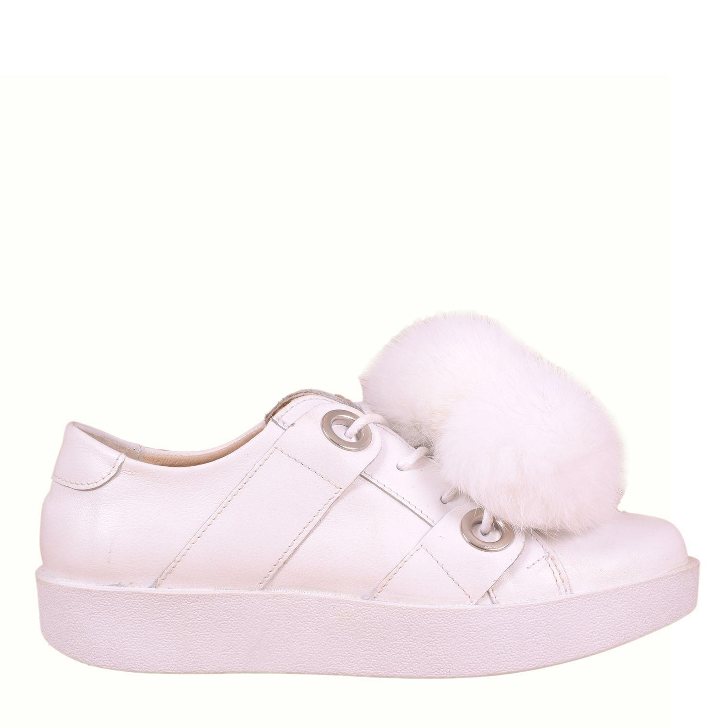 Zapatilla Cuero Maggie Blanco-1