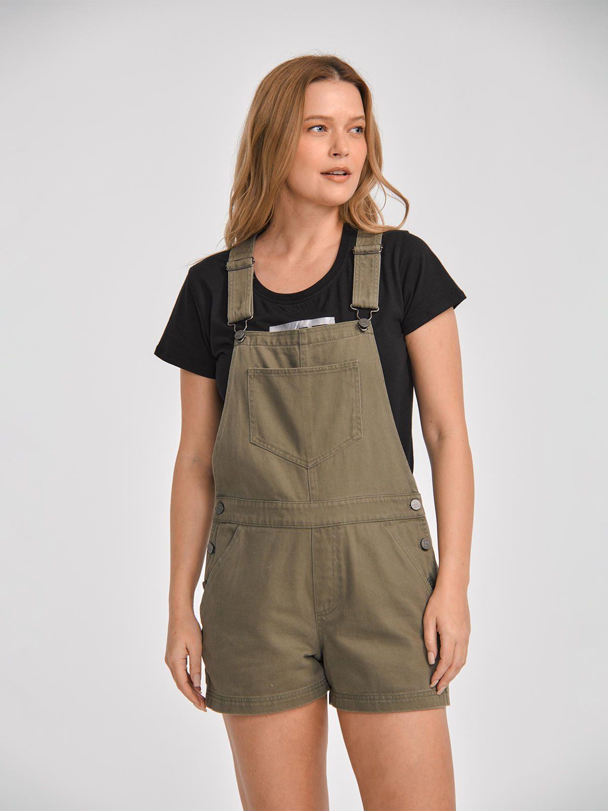 Jardinera Mujer Heritage Uniform Twill ShT Verde-0