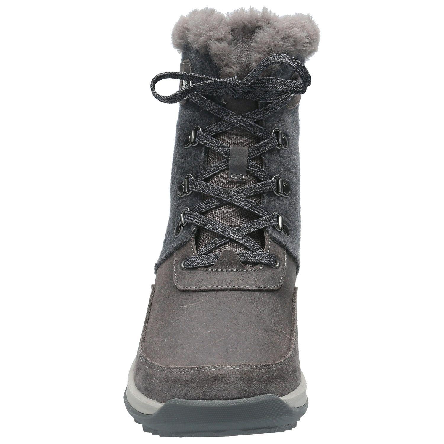 Botín Cuero Mujer Spectre Gris-3