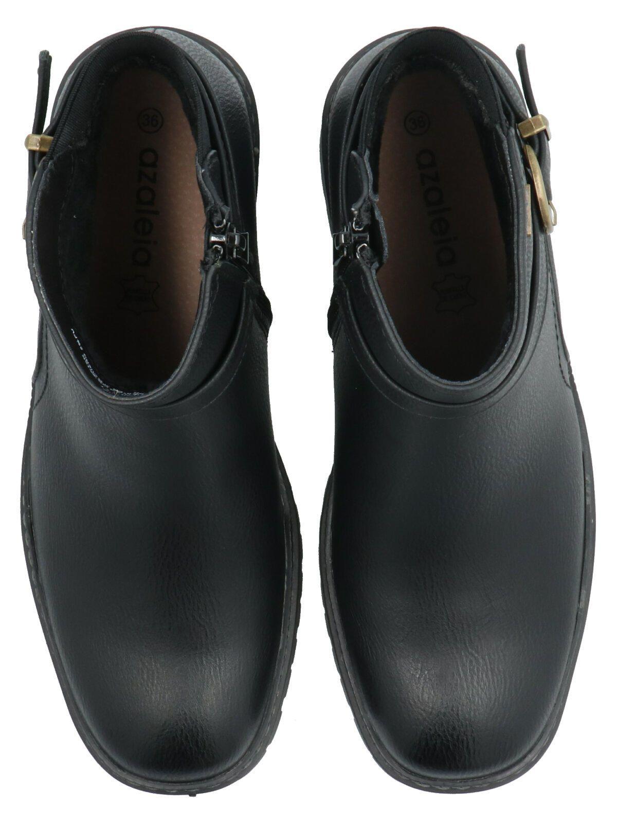 Botín Florentina Mujer Negro-6