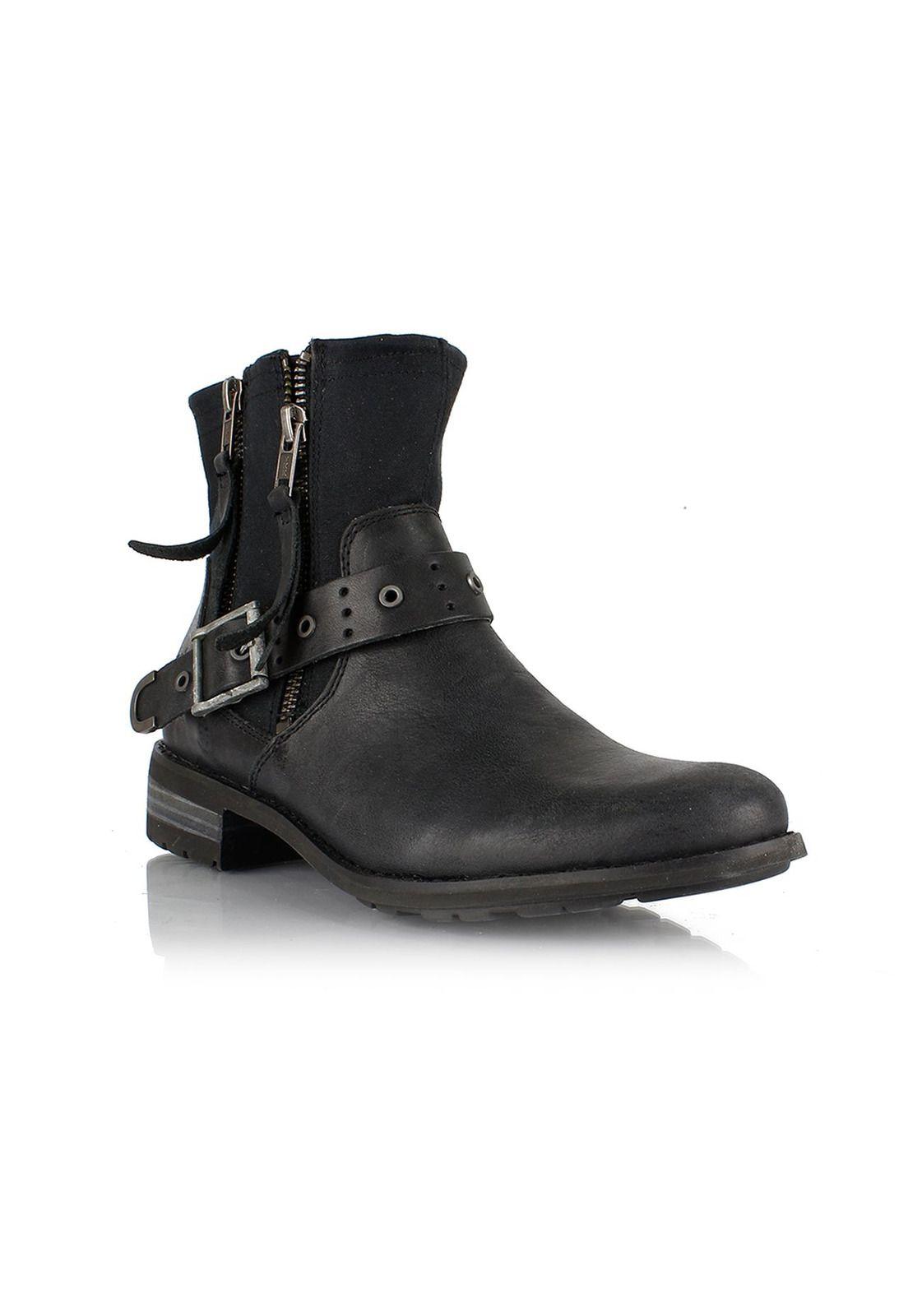 Botin Mujer Casual Squander Negro-0