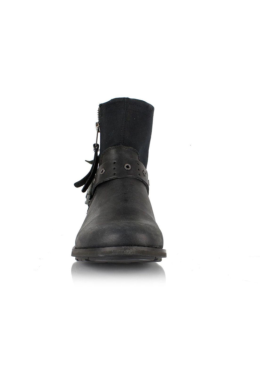 Botin Mujer Casual Squander Negro-3