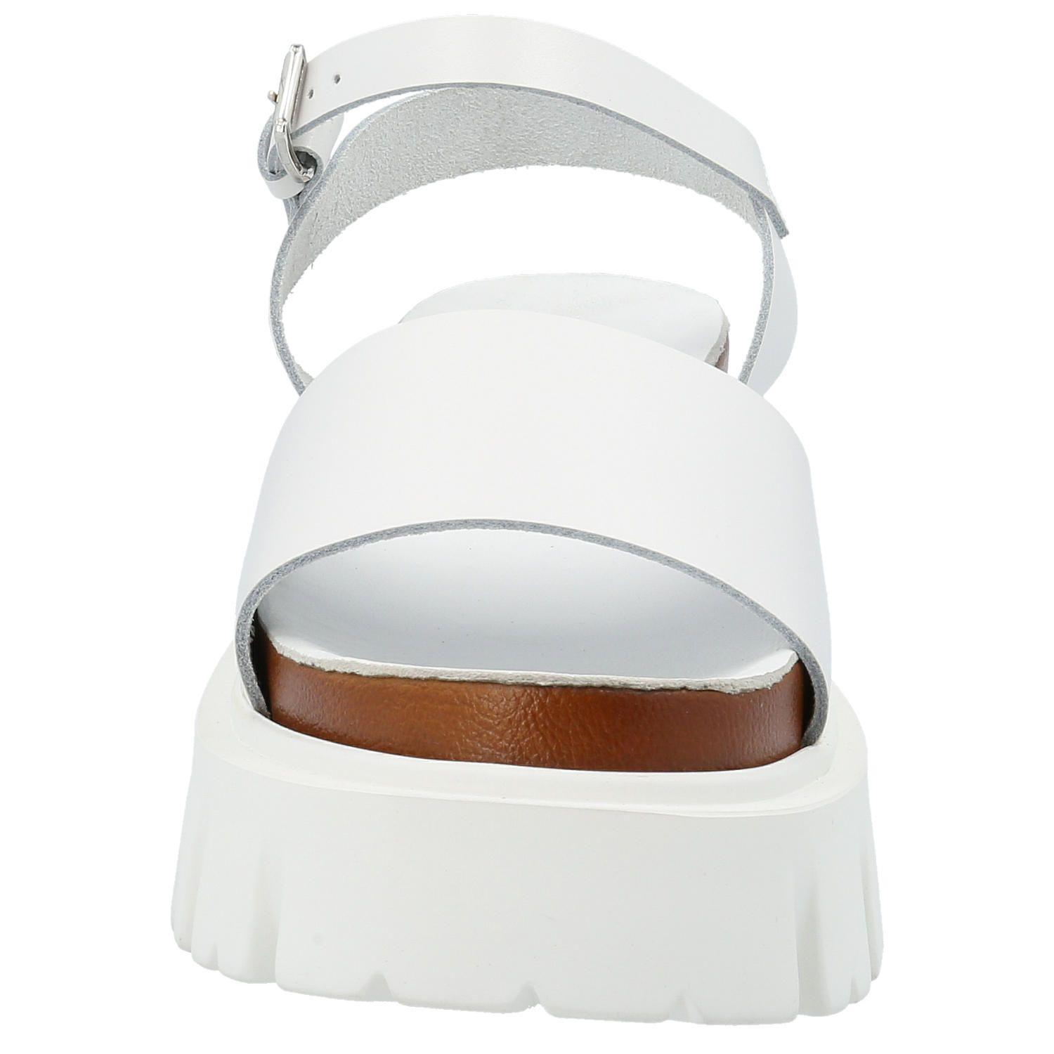 Sandalia Cuero Mujer Kady H3 Blanco-2