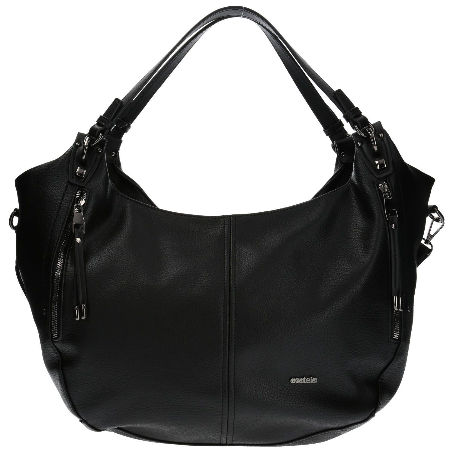 Cartera De Mano Casual Const Hobo Negro Mujer-0
