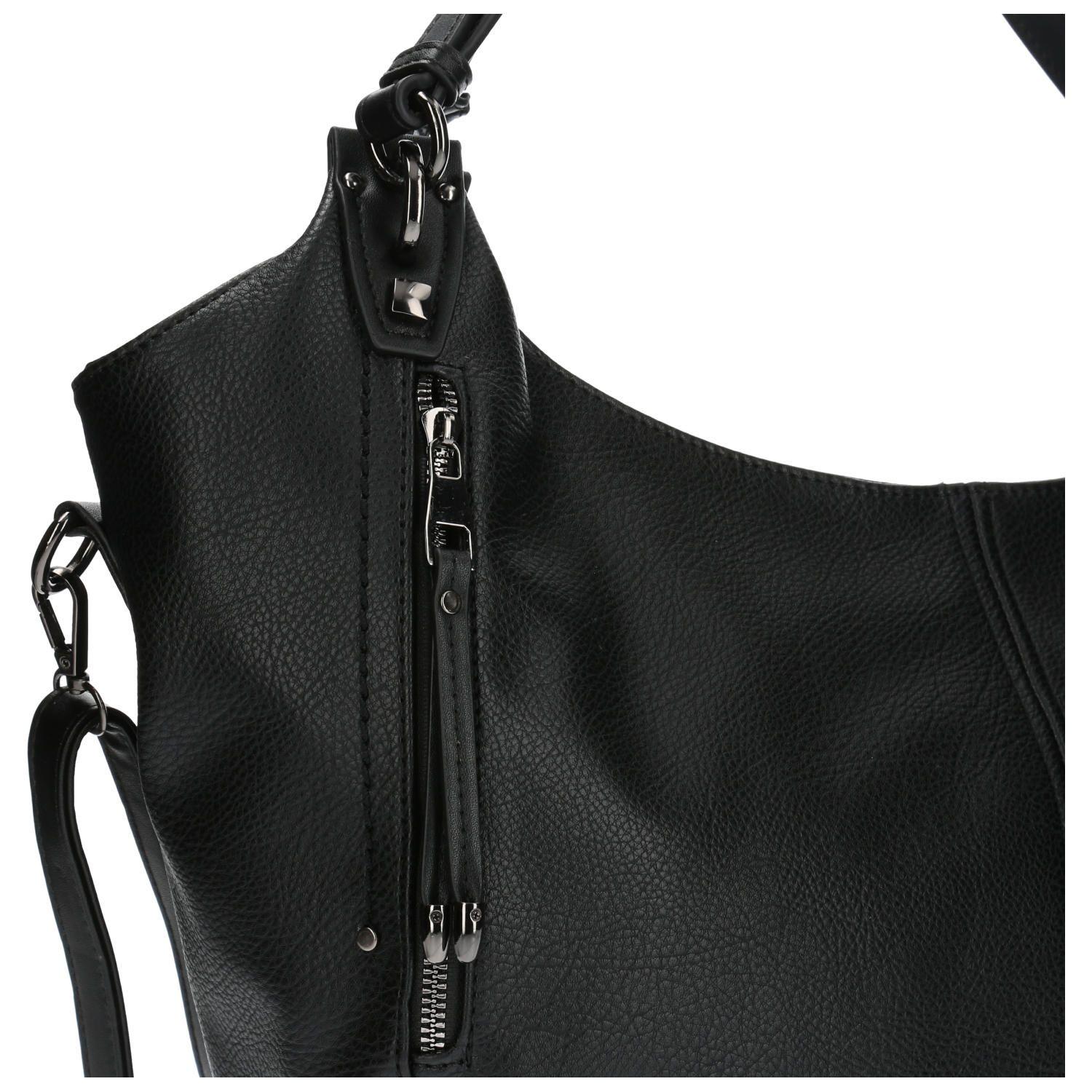 Cartera De Mano Casual Const Hobo Negro Mujer-3