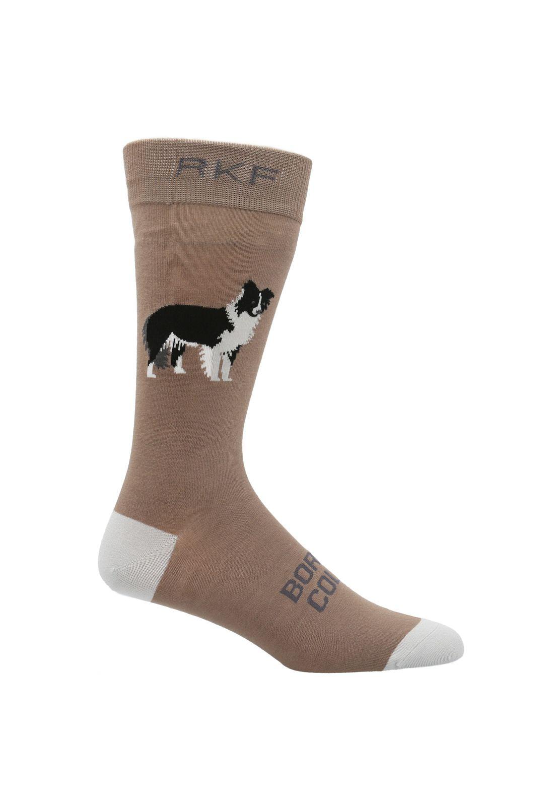 Calcetín Bambú Hombre Border Café-0