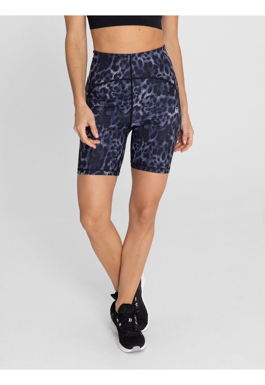 Calza corta tiro alto Mujer Nix Gris-0