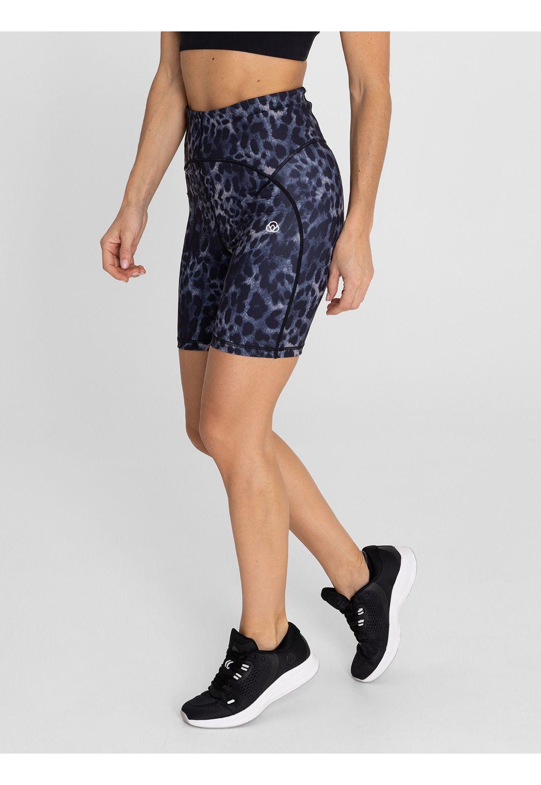 Calza corta tiro alto Mujer Nix Gris-1