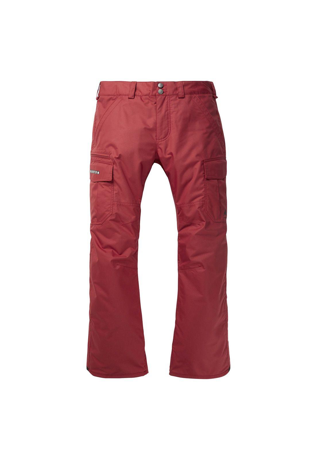 Pantalón De Nieve Hombre M Cargo Pt Regular Rojo-7
