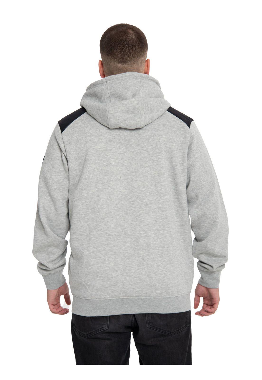 Polerón Hombre Essential Fz Hooded Sweatshirt Gris-3