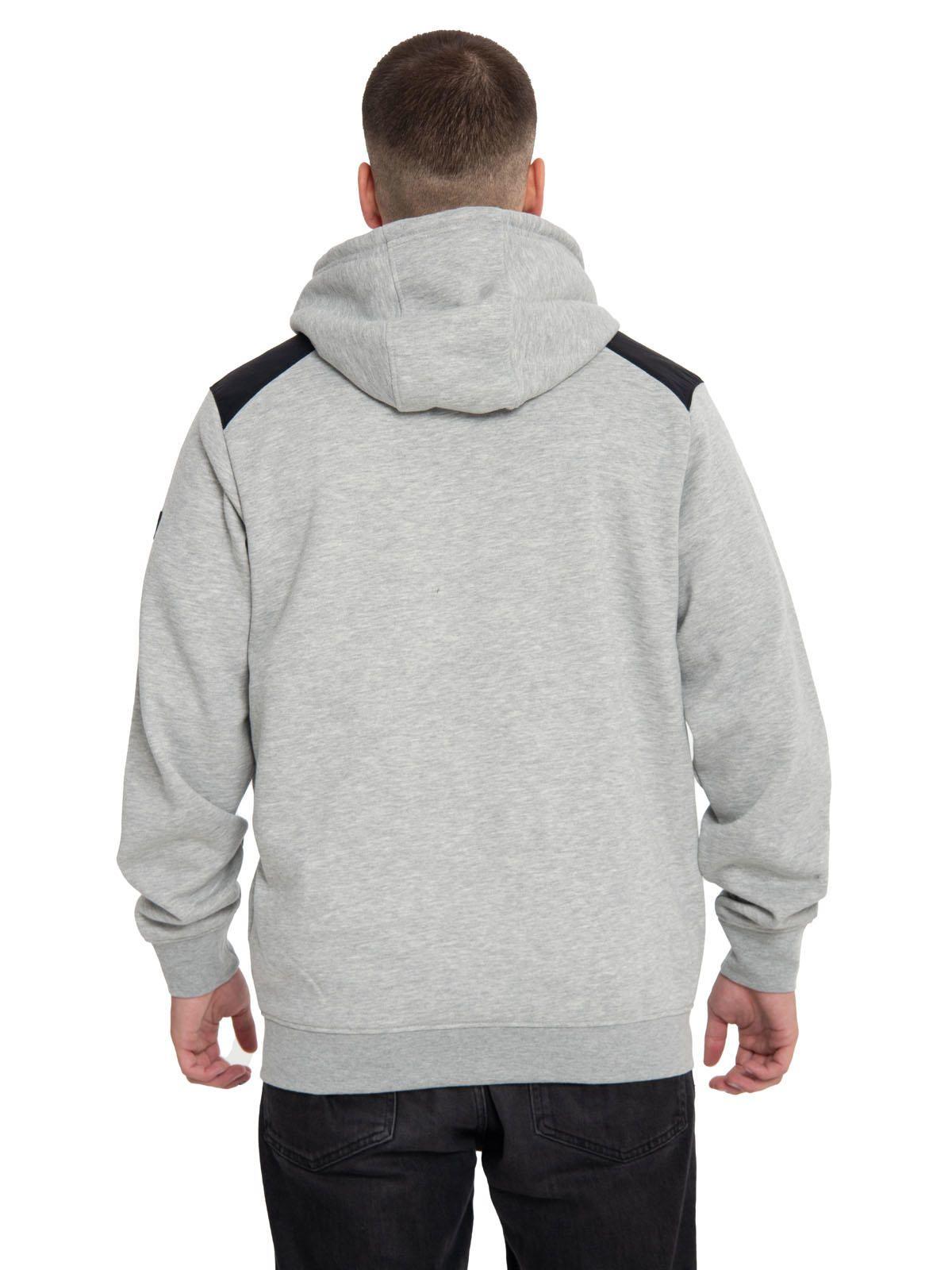 Polerón Hombre Essential Fz Hooded Sweatshirt Gris-3
