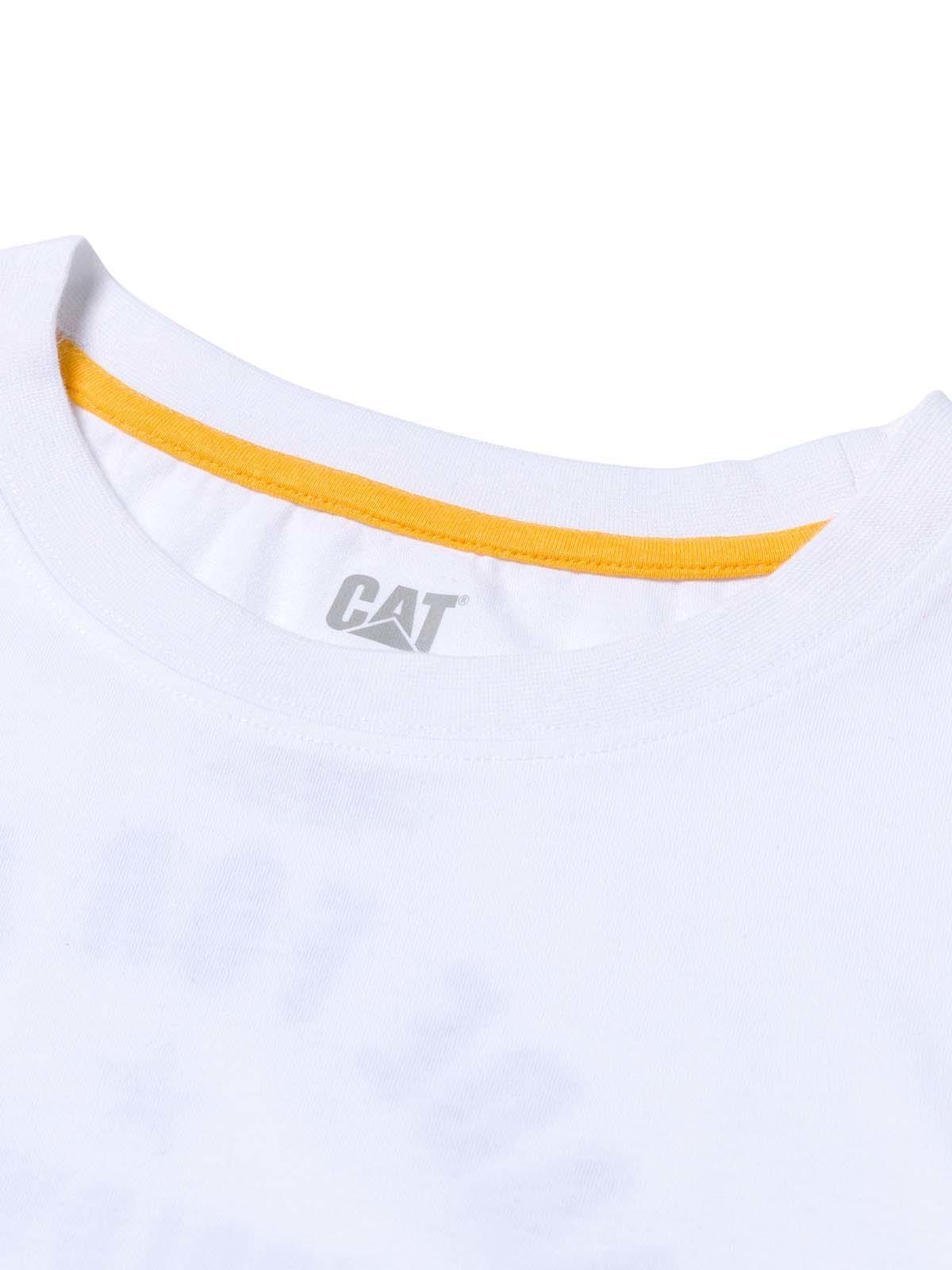 Polera Manga Corta Hombre Diseño MFW Blanco-3