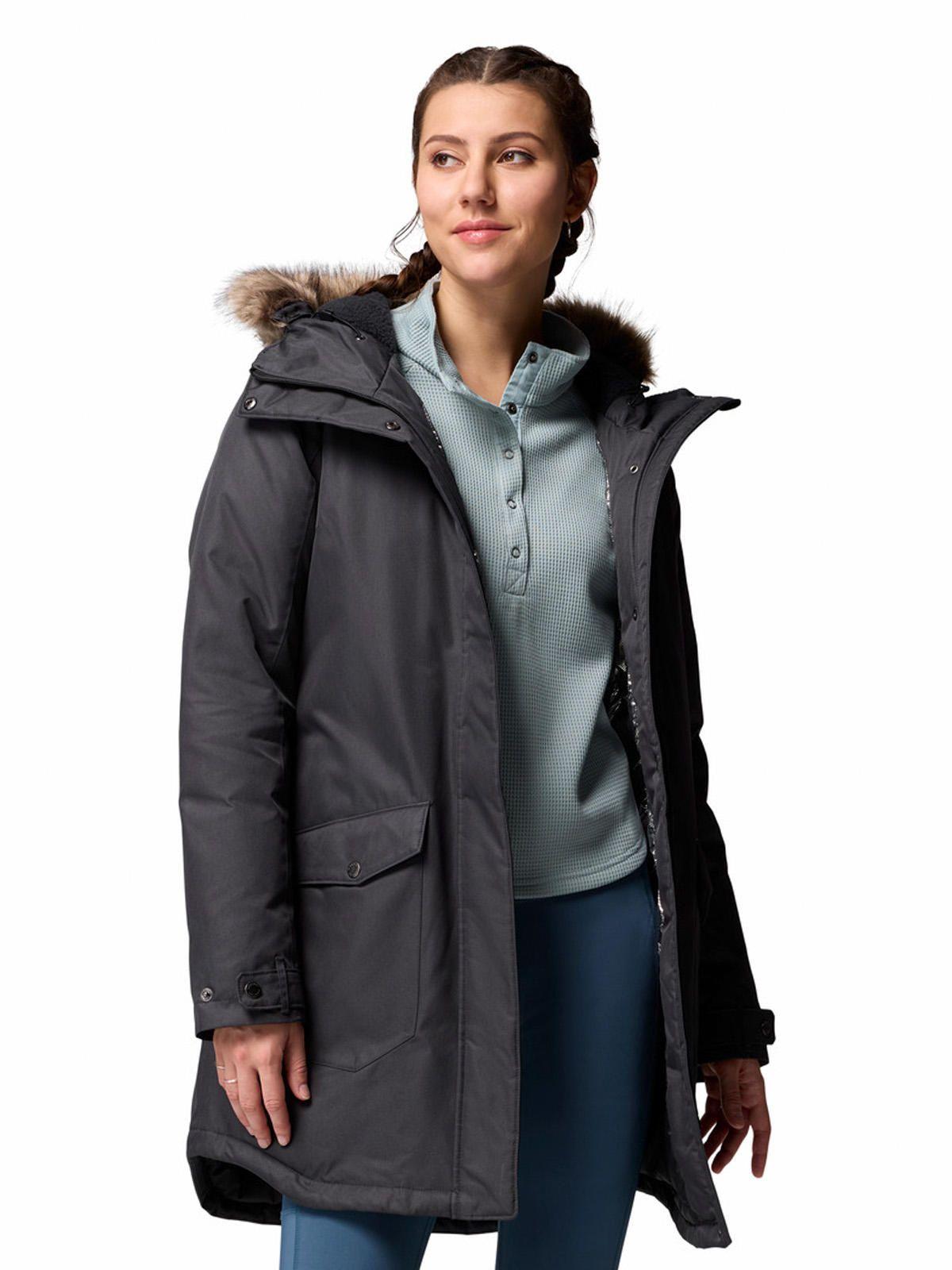 Parka Water Rep Mujer Suttle Mountain Negro-3