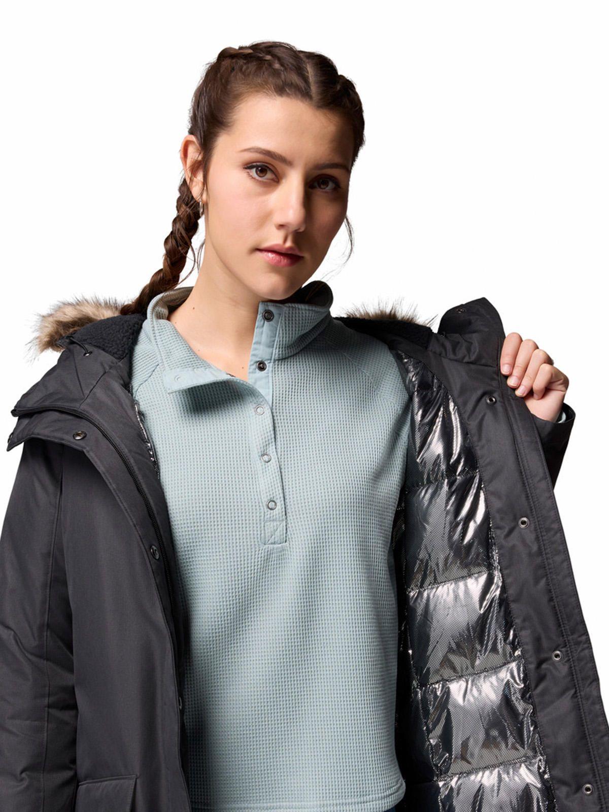 Parka Water Rep Mujer Suttle Mountain Negro-4