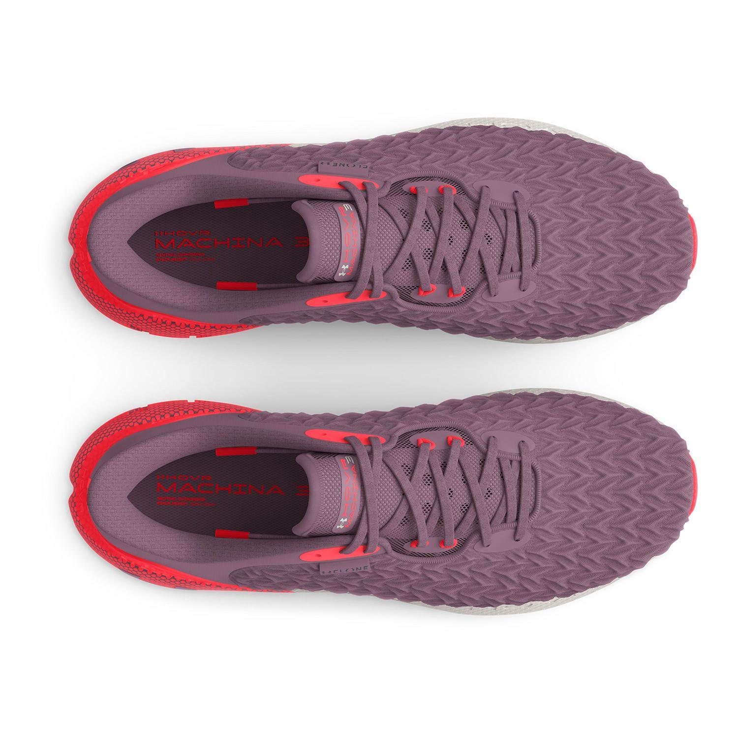 Zapatillas running UA HOVR Machina 3 Clone mujer Morado-4
