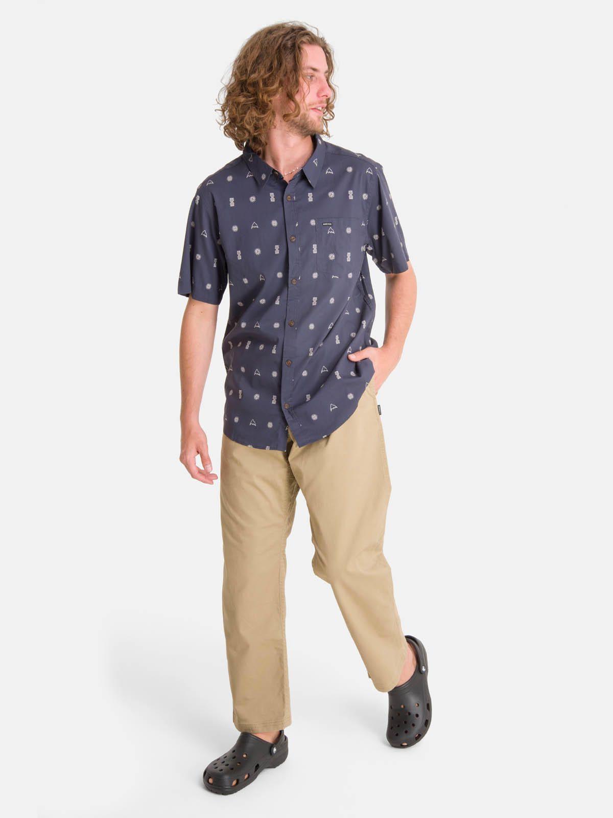 Camisa m/c Hombre Valley Azul-3