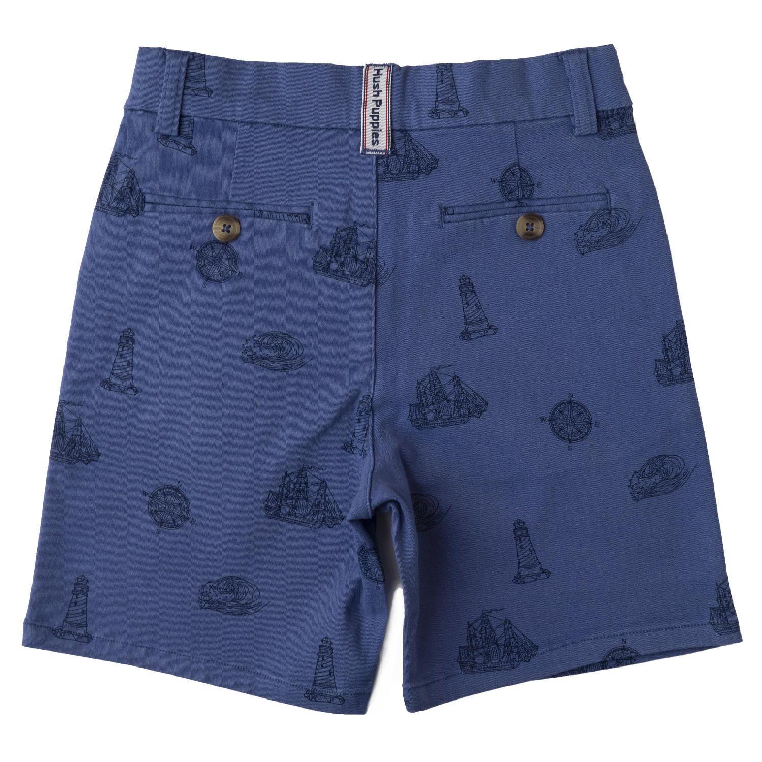 Short Lopo Niño Algodón Azul-1