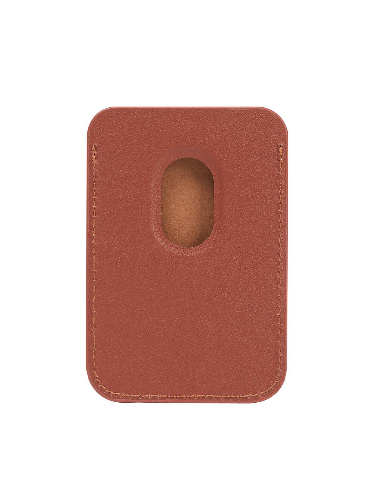 Billetera Cuero Unisex Aruba Magsafe Wallet Café-1