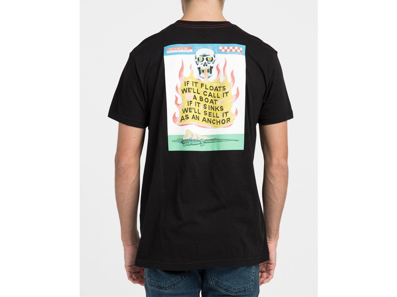 POLERA MANGA CORTA IF IT FLOATS NEGRA-2