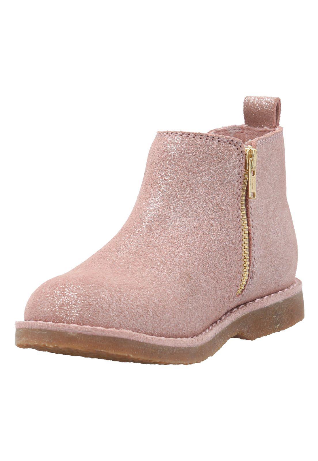 Botín Cuero Rosado Niña Fiji  (30-34)-6