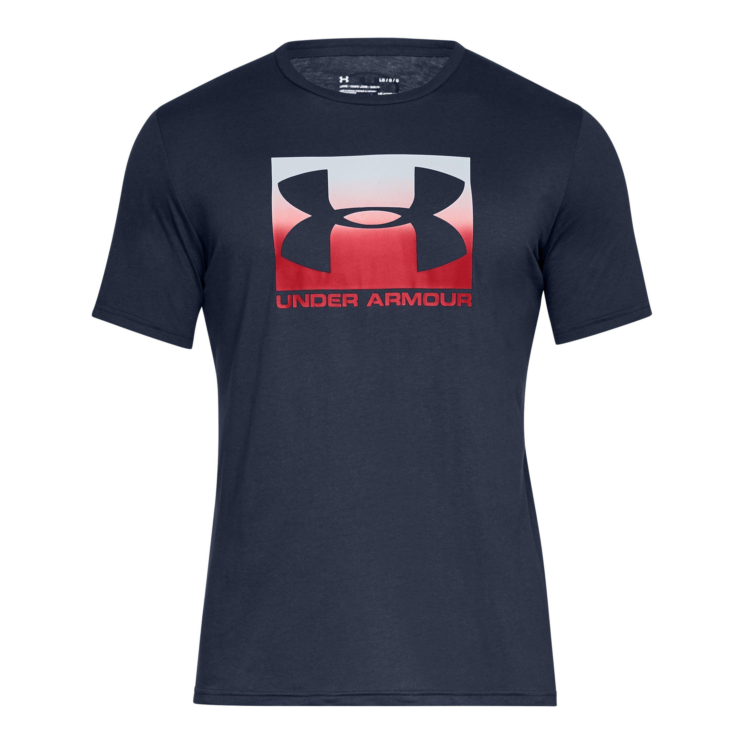 Polera M/C Hombre Boxed Sportstyle Ss Azul-0